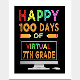 100 days of school th grade Posters and Art